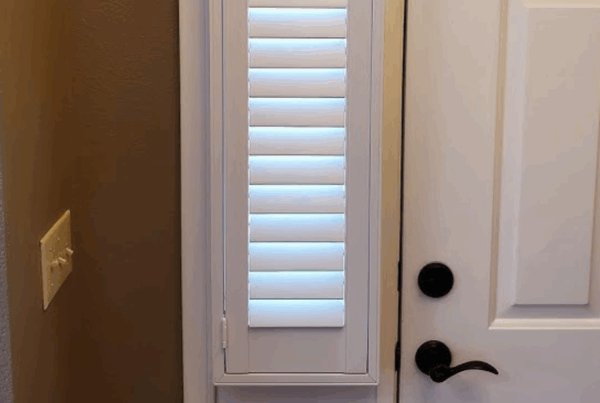 Sidelight Plantation Shutters