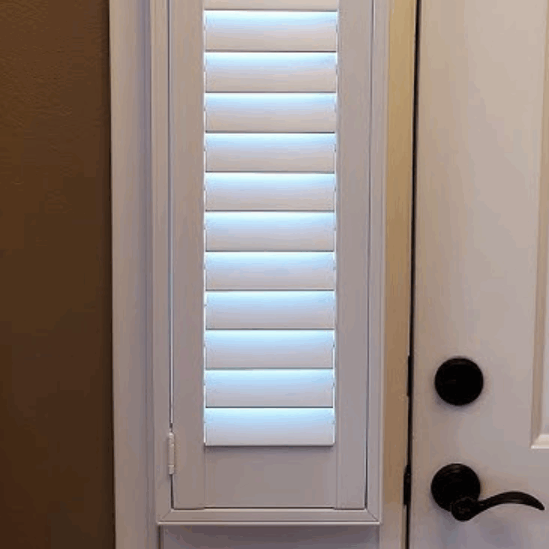 Sidelight Plantation Shutters